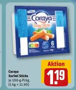 REWE DE Coraya Surimi Sticks tilbud