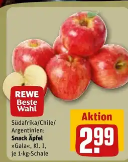 REWE DE Rewe beste wahl südafrika/chile/ argentinien: snack äpfel tilbud