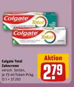 REWE DE Colgate Total Zahncreme tilbud