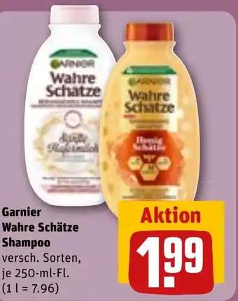 REWE DE Garnier Wahre Schätze Shampoo tilbud
