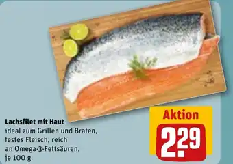 REWE DE Lachsfilet mit Haut tilbud