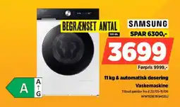 Power Samsung & automatisk dosering Vaskemaskine tilbud