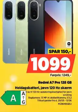 Power Redmi A7 Pro 128 GB Heldagsbatteri, jævn 120 Hz skærm tilbud