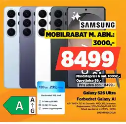 Power Galaxy S26 Ultra Forbedret Galaxy Al tilbud
