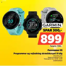Power GARMIN Forerunner 55 Programmer og vejledning skræddersyet til dig tilbud
