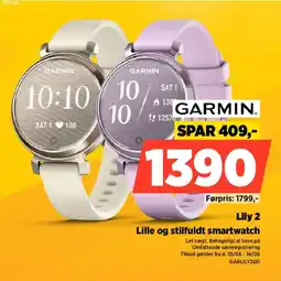 Power Garmin lily 2 lille og stilfuldt smartwatch tilbud