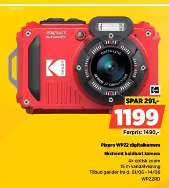 Power Pixpro WPZ2 digitalkamera Ekstremt holdbart kamera tilbud