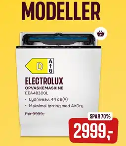 Skousen Electrolux opvaskemaskine tilbud