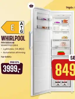 Skousen WHIRLPOOL FRYSESKAB tilbud
