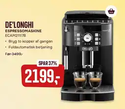 Skousen De'Longhi Espressomaskine tilbud