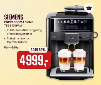 Skousen Siemens Espressomaskine tilbud