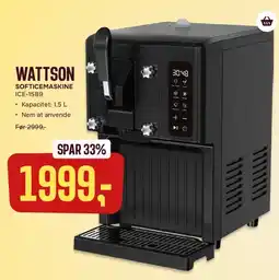 Skousen WATTSON SOFTICEMASKINE tilbud
