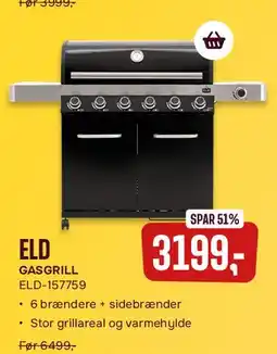 Skousen ELD GASGRILL tilbud