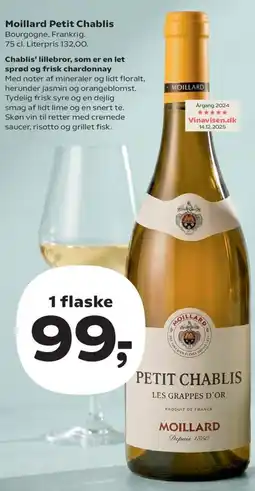 Kvickly Moillard Petit Chablis tilbud