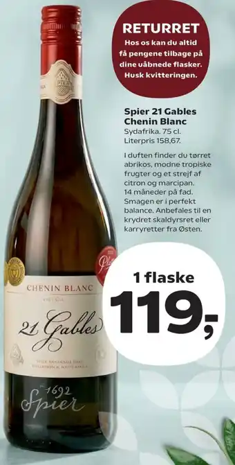 Spier 21 Gables Chenin Blanc