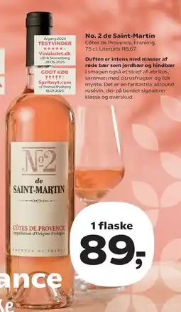 Kvickly No. 2 de Saint-Martin tilbud