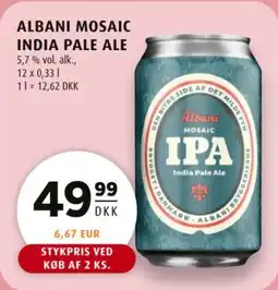 Scandinavian Park Albani mosaic india pale ale tilbud