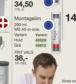 Harald Nyborg Montagelim tilbud