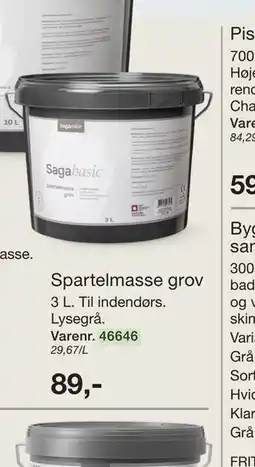 Harald Nyborg Spartelmasse grov tilbud