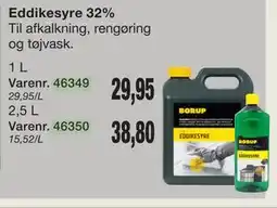 Harald Nyborg Eddikesyre 32% tilbud