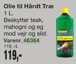 Harald Nyborg Olie til Hårdt Træ tilbud