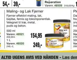 Harald Nyborg Maling- og Lak Fjerner tilbud