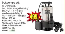 Harald Nyborg Dykpumpe stål tilbud