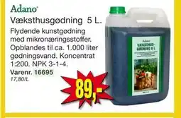 Harald Nyborg Adano Væksthusgødning 5 L tilbud