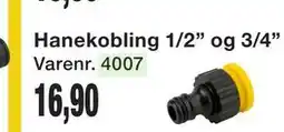 Harald Nyborg Hanekobling 1/2” og 3/4” tilbud