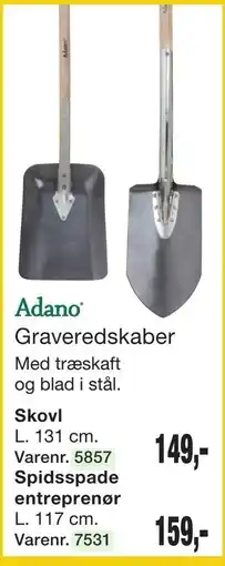 Harald Nyborg Adano Graveredskaber tilbud