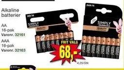 Harald Nyborg Alkaline batterier tilbud