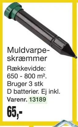 Harald Nyborg Muldvarpeskræmmer tilbud