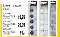Harald Nyborg Lithium batteri tilbud