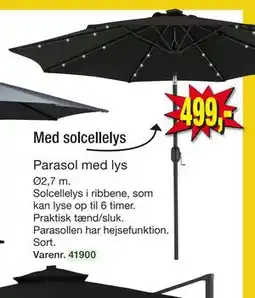 Harald Nyborg Parasol med lys tilbud