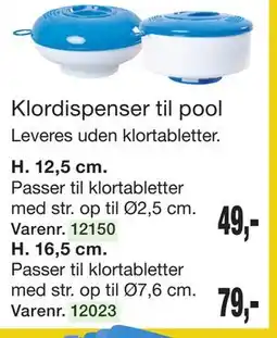 Harald Nyborg Klordispenser til pool tilbud