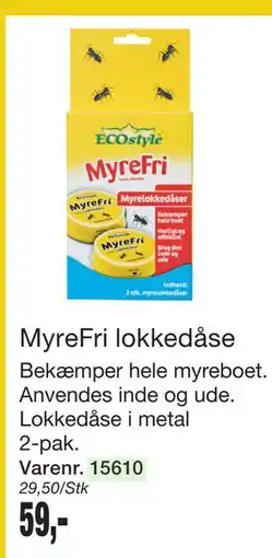 Harald Nyborg MyreFri lokkedåse tilbud