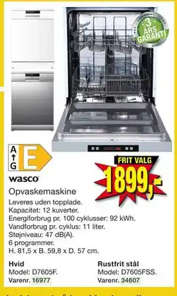 Harald Nyborg Opvaskemaskine tilbud