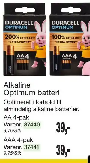 Harald Nyborg Alkaline Optimum batteri tilbud