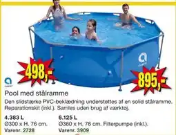 Harald Nyborg Pool med stålramme tilbud