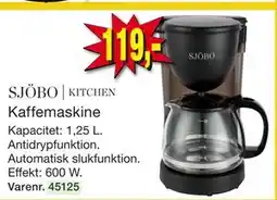 Harald Nyborg SJÖBO | KITCHEN Kaffemaskine tilbud