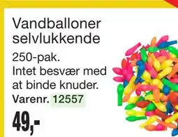 Harald Nyborg Vandballoner selvlukkende tilbud