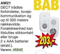 Harald Nyborg AM21 BABYALARM tilbud
