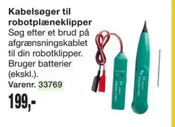 Harald Nyborg Kabelsøger til robotplæneklipper tilbud