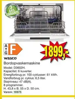 Harald Nyborg Bordopvaskemaskine tilbud