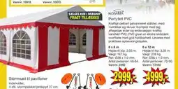 Harald Nyborg Partytelt PVC tilbud