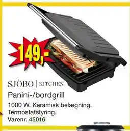 Harald Nyborg Panini-/bordgrill tilbud