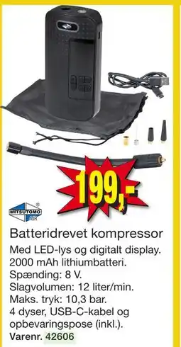 Harald Nyborg Batteridrevet kompressor tilbud