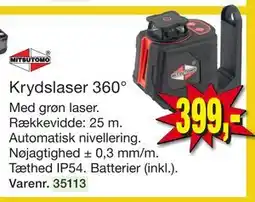 Harald Nyborg Krydslaser 360° tilbud