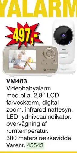 Harald Nyborg BABYALARM VM483 tilbud