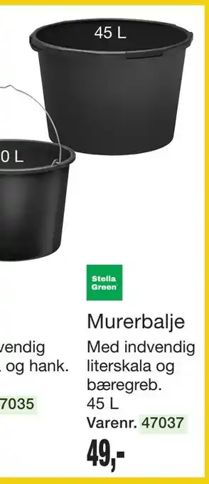 Harald Nyborg Murerbalje tilbud